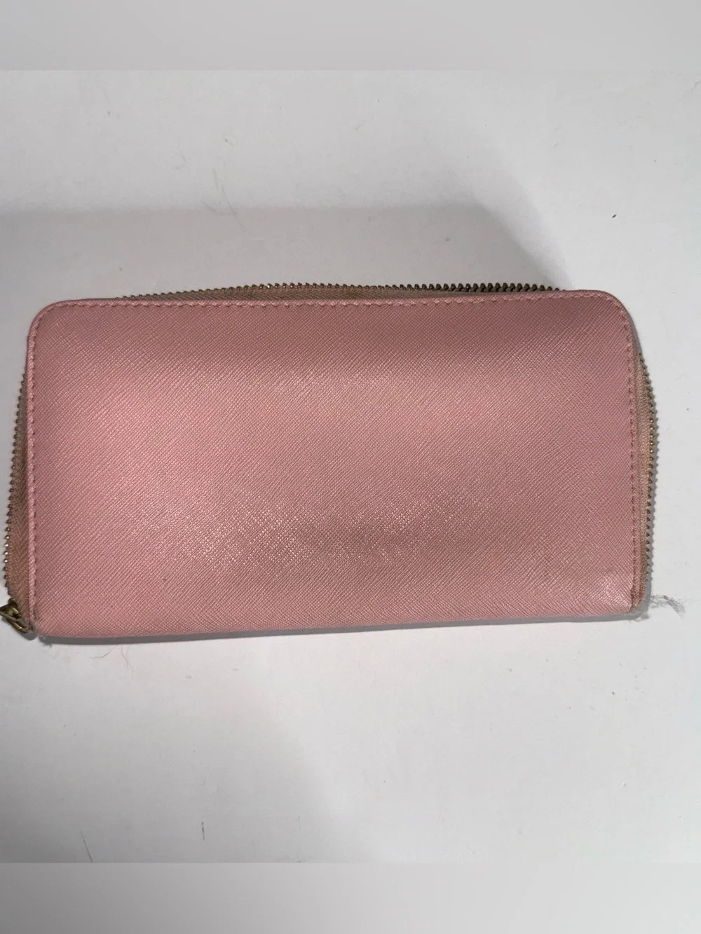 Tory Burch Blush Zip-Around Logo Wallet